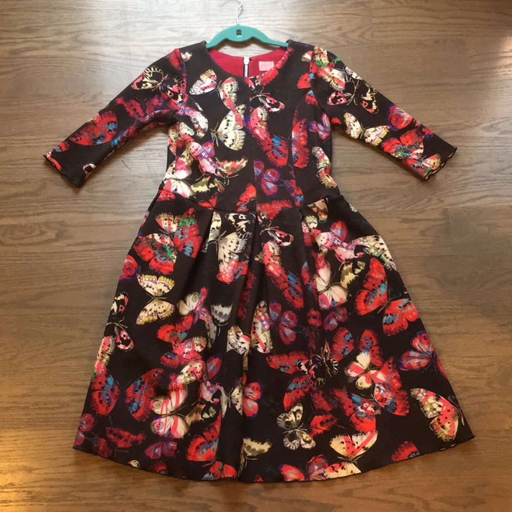 Girls butterfly dress